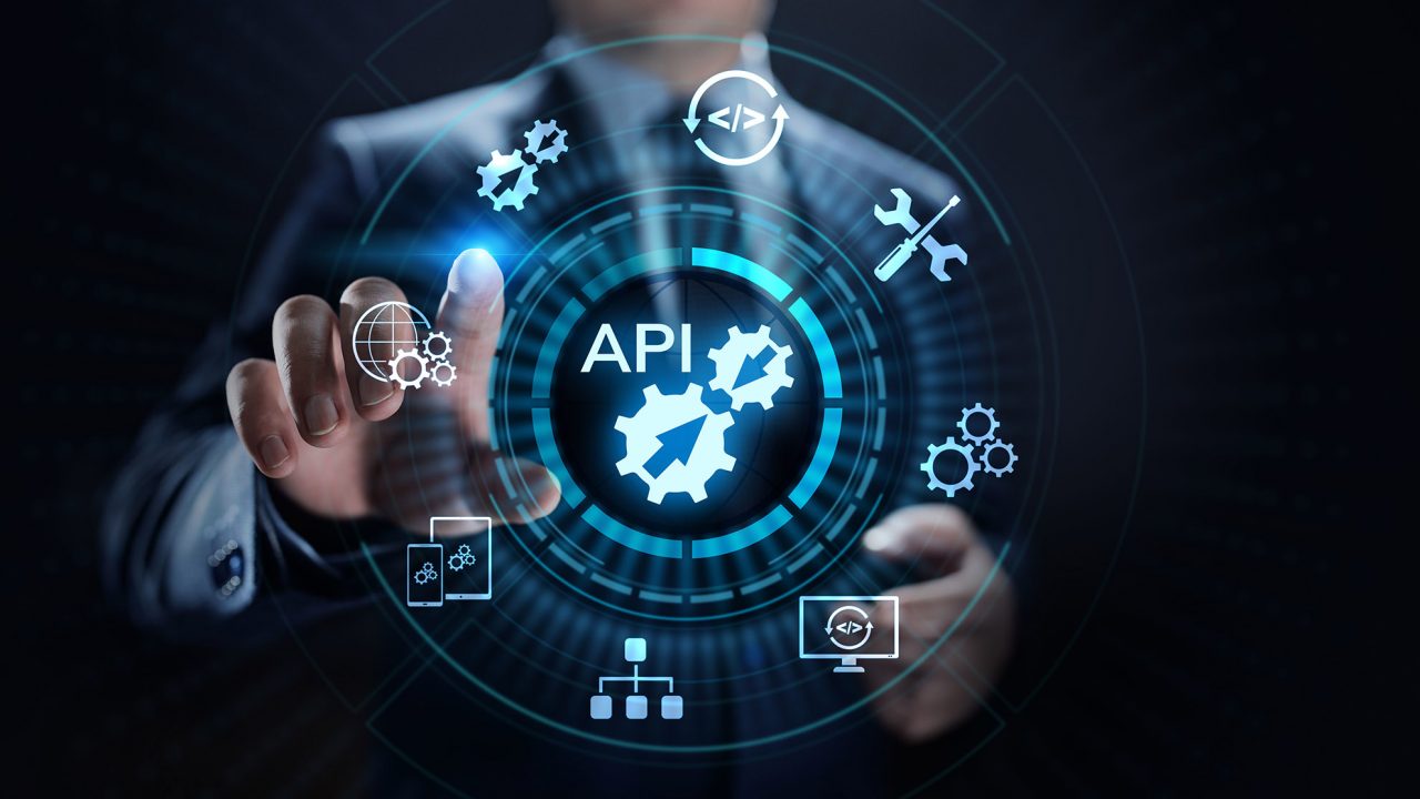 API Application Programming Interface Development technology concept.